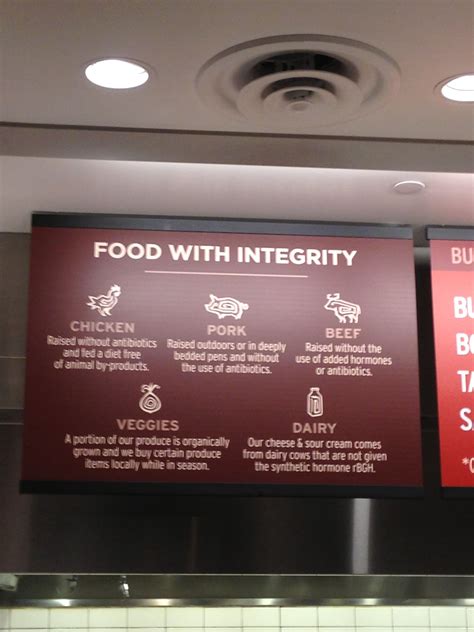 The role will be accountable for interacting with guests, taking food and beverage orders and ensure an exceptional guest experience. Chipotle is offering in plain view , exactly what some of ...