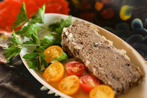 Country Style Terrine French Country Style Pork Terrine Pate Salad