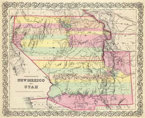 Lincoln County New Mexico Map 1880