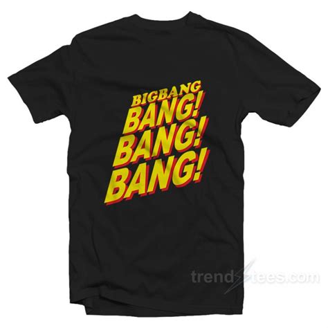 bigbang bang bang bang t shirt on sale