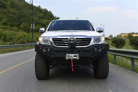 Heavy Duty 4x4 Winch Front Bumper For Toyota Hilux 20112015