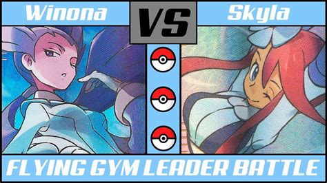 Flying Gym Leader Battle Winona Vs Skyla Pokémon Sunmoon Youtube