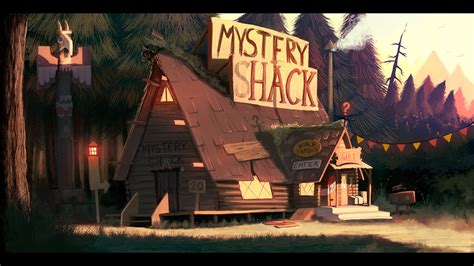Gravity Falls Mystery Shack Finished Painting By Idfer On Deviantart