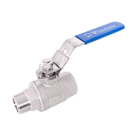Stainless Steel 316 Ball Valve 2 Piece Full Port 1000 Wog Male X
