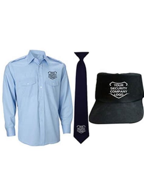 Shirt Tie And Cap Security Guard Uniform Combo Security Guard