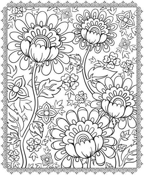 In that post, you can find many simple coloring pages of flowers meant for children. Flower Coloring Pages for Adults - Best Coloring Pages For ...