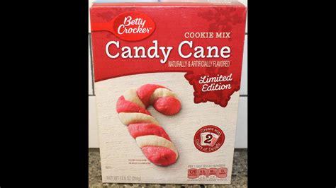 Making Betty Crocker Candy Cane Cookies Youtube