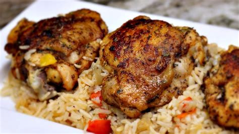 Oven Baked Chicken And Rice One Pan Dinner YouTube