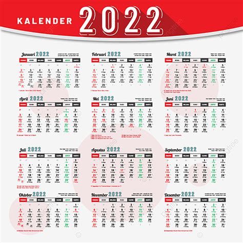Calendar 2022 Lengkap Dengan Tanggal Merah Dan Cuti Bersama Idul Imagesee