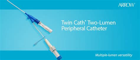 Arrow Twin Cath Peripheral Catheter Emea Teleflex
