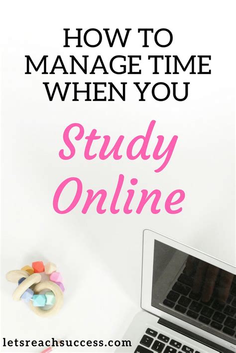 How To Manage Time When You Study Online Study Online How To Manage