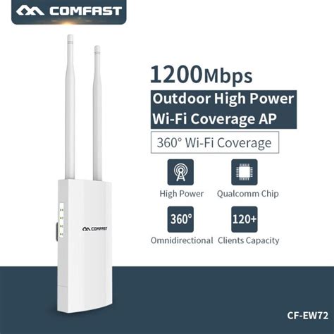 Comfast Cf Ew Mbps Dual Band Ghz High Power Outdoor Ap Degree