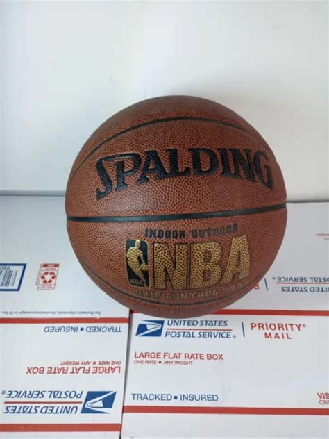 Vintage Spalding Basketball Ball Nba Grip Control Composite Official 28