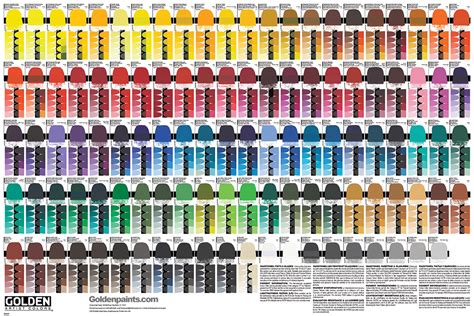 Drawdown Color Chart Poster Now Available Just Paint