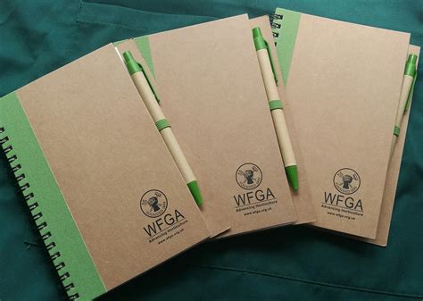 Recycled Paper Notebook Wfga