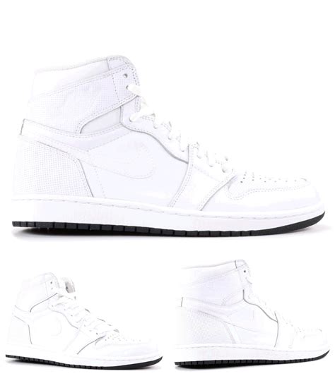 Air Jordan 1 Retro High Og Perforated White Black White 555088 100 In