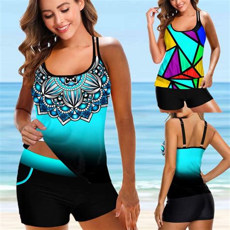 Conjunto De Tankini Para Mujer Bañador Femenino Monokini Ropa De