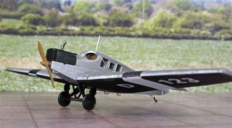 Lufthansa Junkers F13 187 Scale Model By Roskopf Kamikaze Air Force Japan