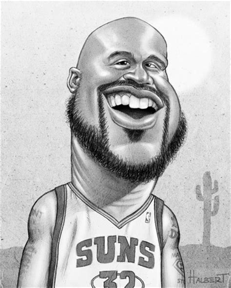 Shaquille Oneal Caricature Gregs Art Portfolio