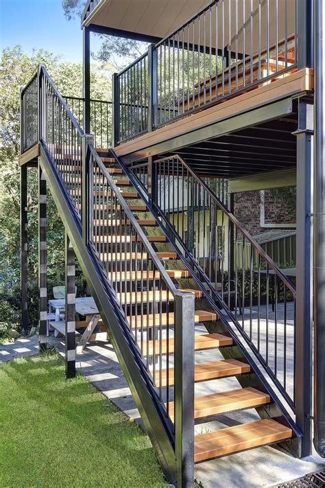 Outdoor Stairs Deck Steps Backyard Garage