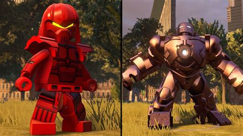 Lego Marvels Avengers Crimson Dynamo Vs Iron Monger Coop Fight