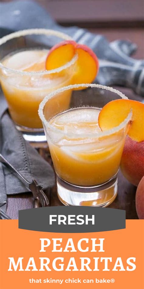 Fresh Peach Margaritas Recipe Peach Margarita Peach Margarita