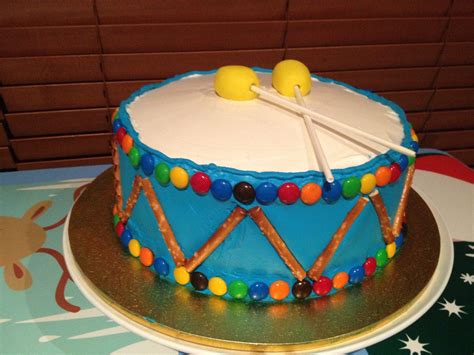 Img6485 1600×1200 Pixels Toddler Birthday Cakes Drum Cake