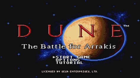 Dune 2 The Battle For Arrakis Sega Genesis Walkthrough Sega Smd