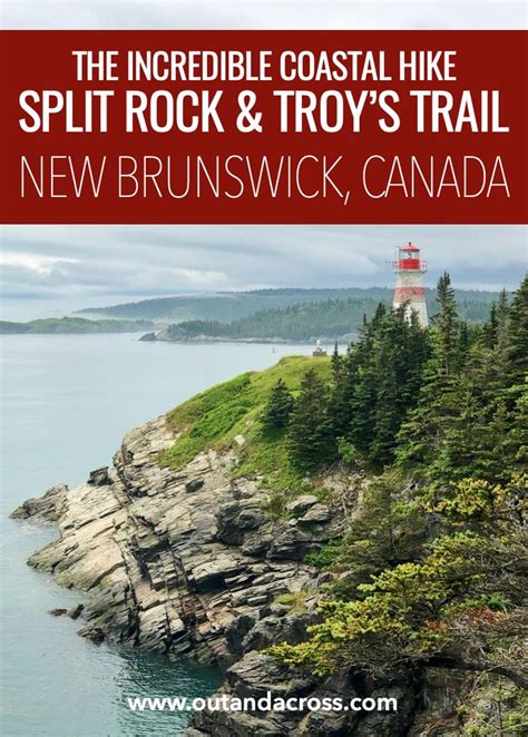 Hike Split Rock And Troys Trail Near Saint John New Brunswick Canada