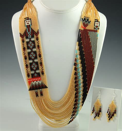 Navajo Beaded Necklace By Rena Charles Hoels Indian Shop