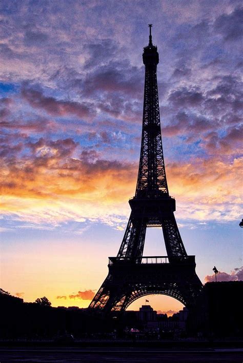 Sunset In Paris By D Cochener Paris Sunset Eiffel Tower Eiffel