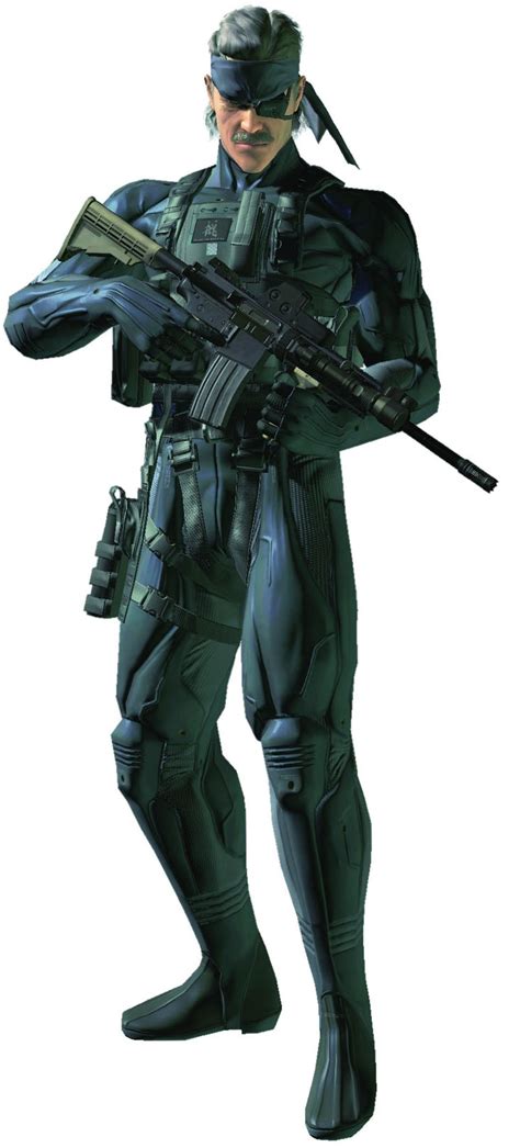 Solid Snake From The Metal Gear Solid Series Game Art Hq