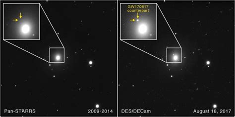 smithsonian insider astronomers see light show associated with gravitational waves