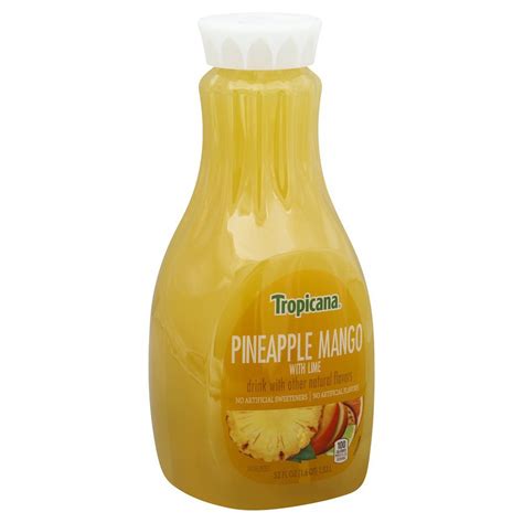 Pineapple Mango With Lime Juice Tropicana 52 Fl Oz Delivery