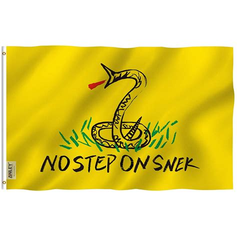 Anley Fly Breeze 3x5 Foot No Step On Snek Flag Vivid Color And Uv