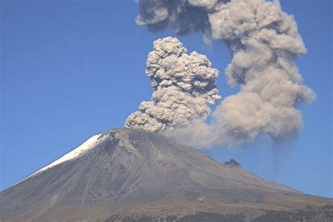 El Popocatépetl Presentó Una Exhalación De Ceniza De 1200 Metros De