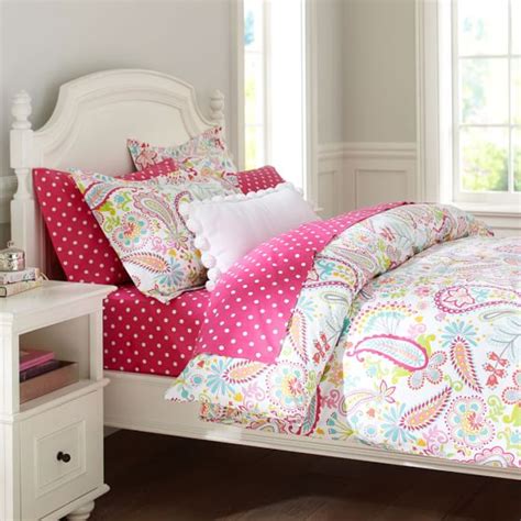 Swirly Paisley Duvet Cover Sham Pink Pbteen