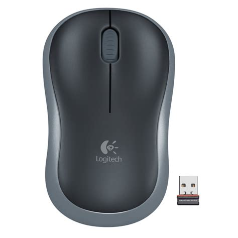 The logitech b170 wireless mouse (black) is an affordable wireless mouse that features a unique design. Logitech Wireless Mouse M185 šedá | ExaSoft.cz