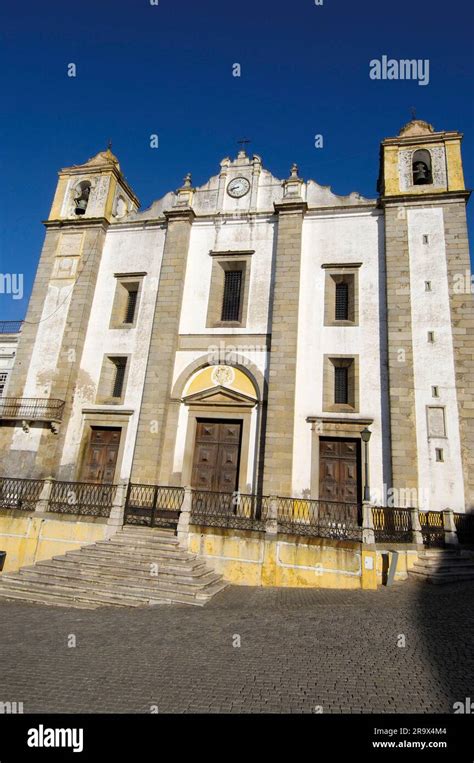 Santo Antao Church Praca Do Giraldo Square Evora Alentejo Portugal