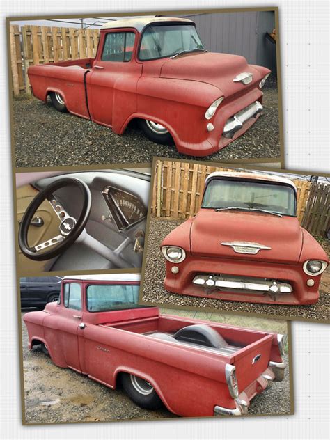 56 Chevy Cameo Custom Barn Finds 1956 Chevy Truck Lowrider Trucks