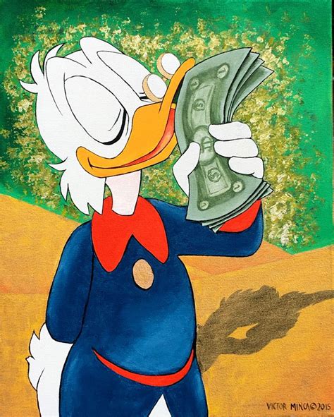 Scrooge Mcduck Kissing Money Scrooge Mcduck Cartoon Wallpaper Disney Art