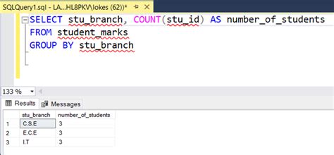Sql Count With Group By Clause Geeksforgeeks
