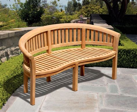 Garden Furniture And Accessories Garden And Outdoors Green Quality And Value Teak Banana Bench Cushion