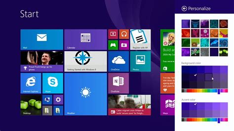 How To Change Background Color Of Start Screen In Windows 8 And 81 Youtube