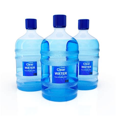 Big Bottles Of Water Stock Image Image Of Background 23491853