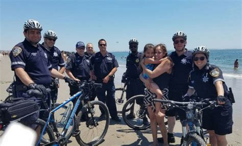 Hero Cops Reunite Lost Girl With Mom On Beach During July Festivities Bklyner
