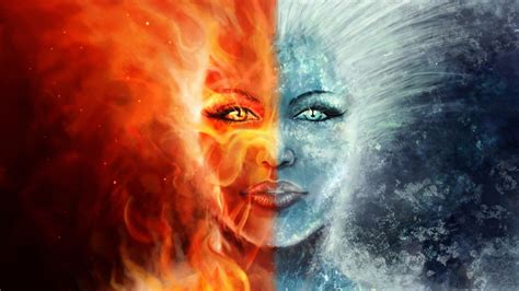 Cool Fire And Ice Wallpapers 74 Images