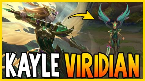 Skin De Kayle De Viridian League Of Legends Youtube