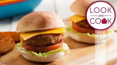 Why not spice them up with some chicken instead? Mini Chicken Burgers Recipe - Look and Cook step by step ...
