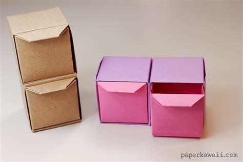 Learn How To Make Some Cool Origami Pull Out Drawers These Origami